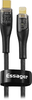 essager-exctlxj01p Кабель Essager Interstellar Transparent Design USB Charging Cable Type C to Lightning 1m black (EXCTL-XJ01-P)