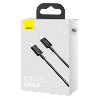 baseus-catlysc01 Кабель Baseus Superior Series Fast Charging Data Cable Type-C to iP PD 20W 2m Black
