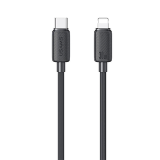 usams-sj696usb02 Кабель Usams US-SJ696 60W Striped Data Cable Type-C To Type-C-KY Series 2M white