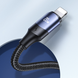 Кабель Usams US-SJ521 U71 Type-C to Lightning 20W PD Fast Charging & Data Cable 1.2m Black