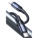 Кабель Usams US-SJ521 U71 Type-C to Lightning 20W PD Fast Charging & Data Cable 1.2m Black