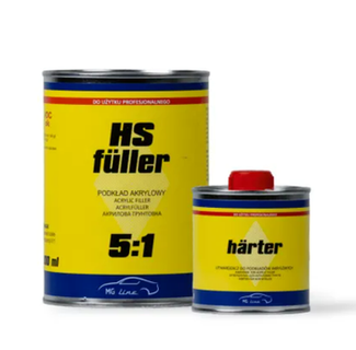 moto-gama-hsfullersilver Грунт акриловий 5:1 сірий HS fuller 0,8л + 0,16л затвердник