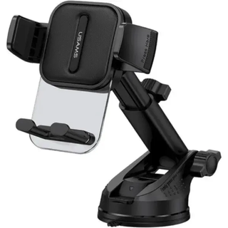 usams-zj072zj01 Тримач для мобільного Usams US-ZJ072 Car Center Console Retractable Transparent Holder