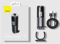 Алкотестер Baseus Digital Alcohol Tester Black (CRCX-01)