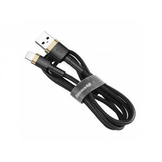 baseus-calklfcv1 Кабель Baseus Cafule Cable Lightning – USB 2.0 м 1.5 A Black-Gold (CALKLF-CV1)
