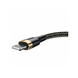 Кабель Baseus Cafule Cable Lightning – USB 2.0 м 1.5 A Black-Gold (CALKLF-CV1)