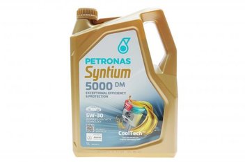 petronas-70957m12eu Олива 5W30 SYNTIUM 5000 DM (5L) (MB 229.51/MB 229.52/VW 505.00/505.01/LL-04)