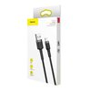 baseus-calklfcg1 Кабель Baseus Cafule Cable USB For Lightning 1.5A 2m Gray+Black