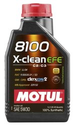 Моторне мастило X-clean EFE 8100 5W30 1L BMW LL-04, Fiat 9.55535, МВ 229.52, GM dexos 2