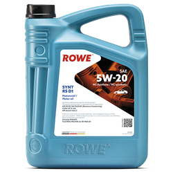 Олива 5W20 HIGHTEC SYNT RS D1 (5L)(WSS-M2C945-A/-B1/960-A1/MS6395/dexos1 Gen 2)(API SP RC/SN PLUS RC